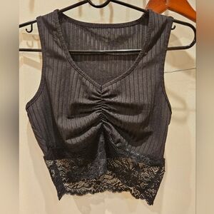 Lace crop top